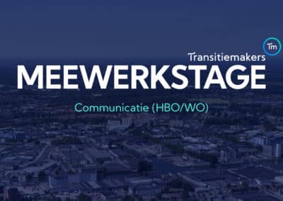 Meewerkstage: Communicatie (HBO/WO)
